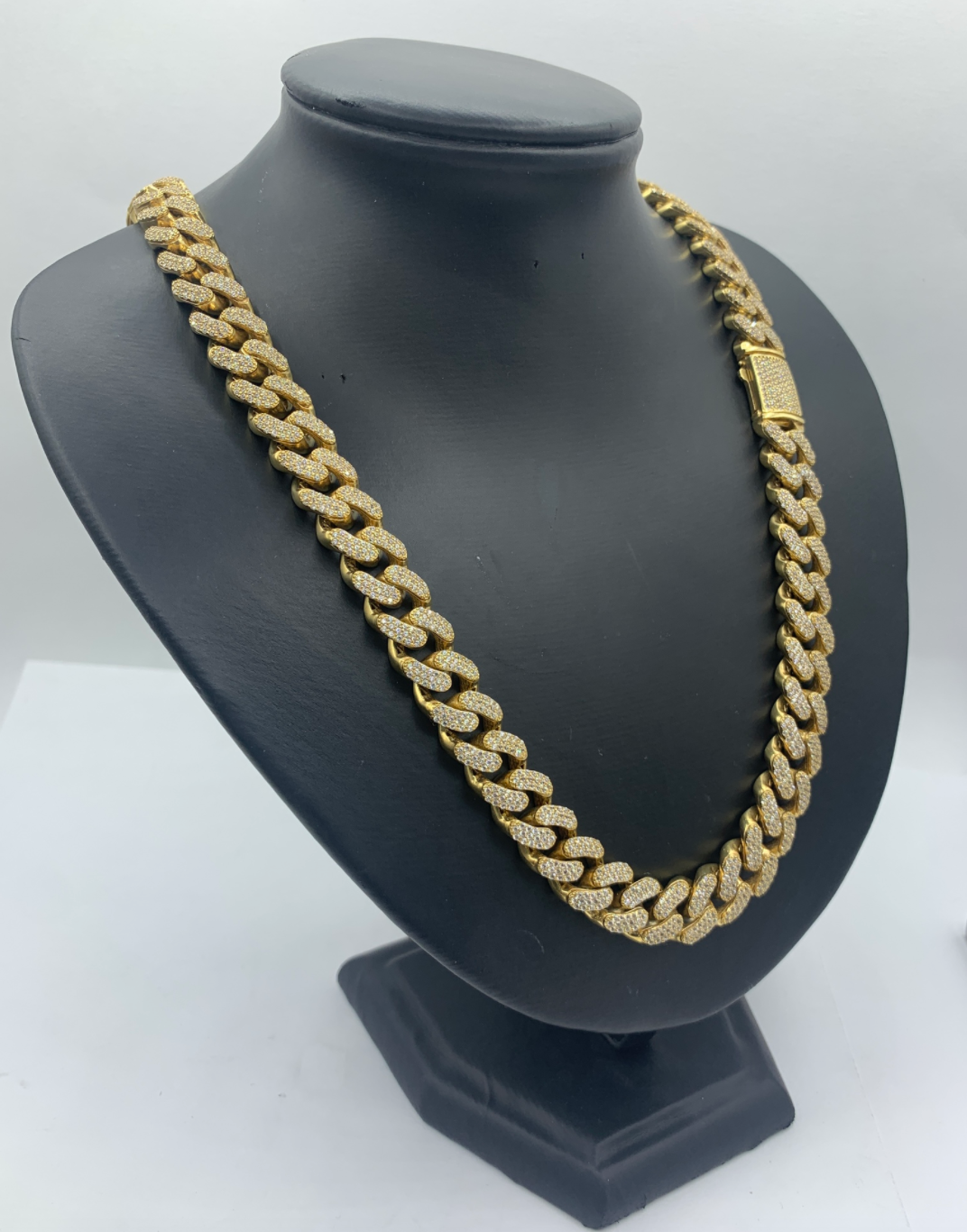 Thick Gigantic Miami Cuban Link 10K Mens Gold Chain – Gold Star ...