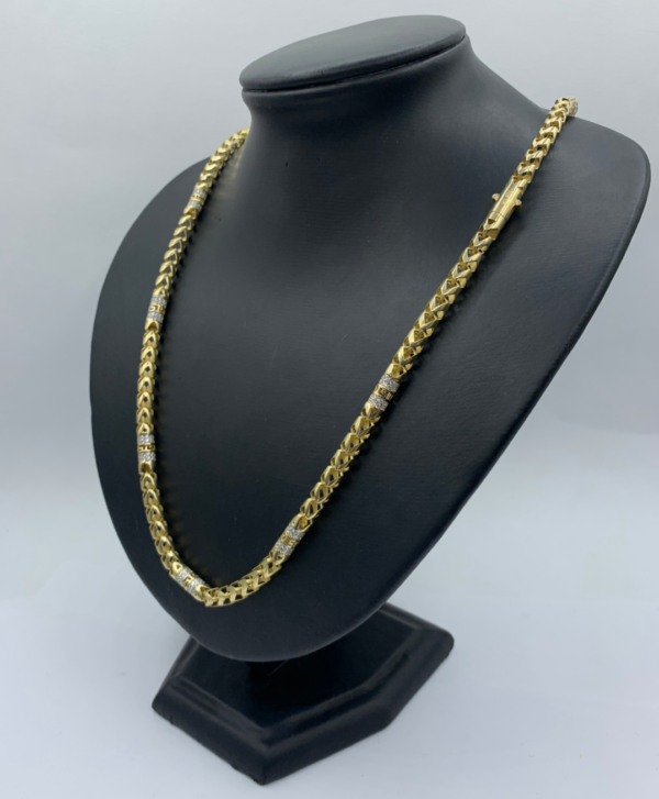 24 Inch 10K Gold Fashion Hollow Mens’ Chain – Gold Star Jewellers ...